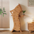 Sassy Playful Minimalist Wooden Cabinet
