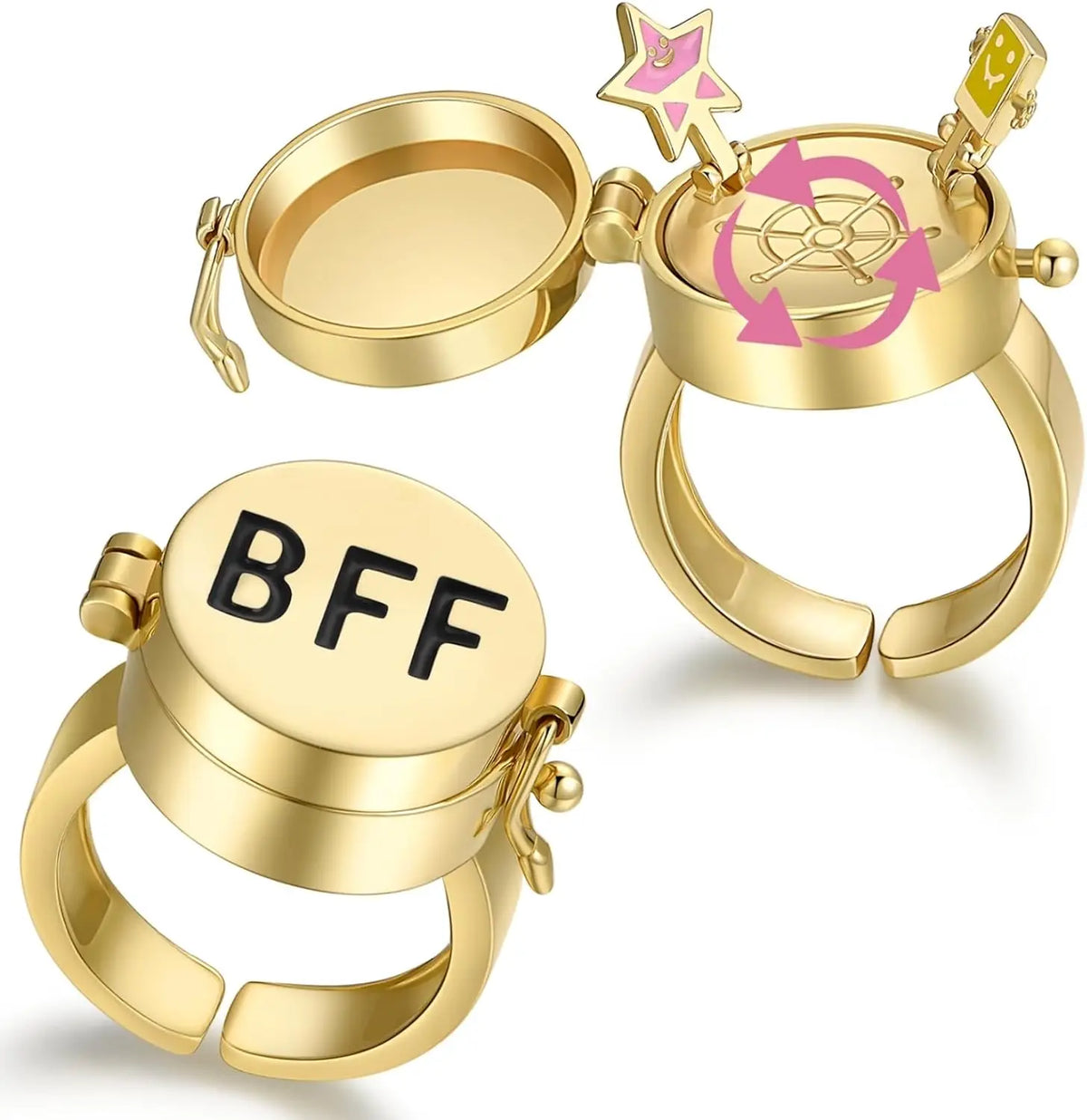 Rotating Magnetic Rings Couple Rotating Magnetic BFF Rings – BipTrend