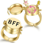 Couple Rotating Magnetic BFF Rings