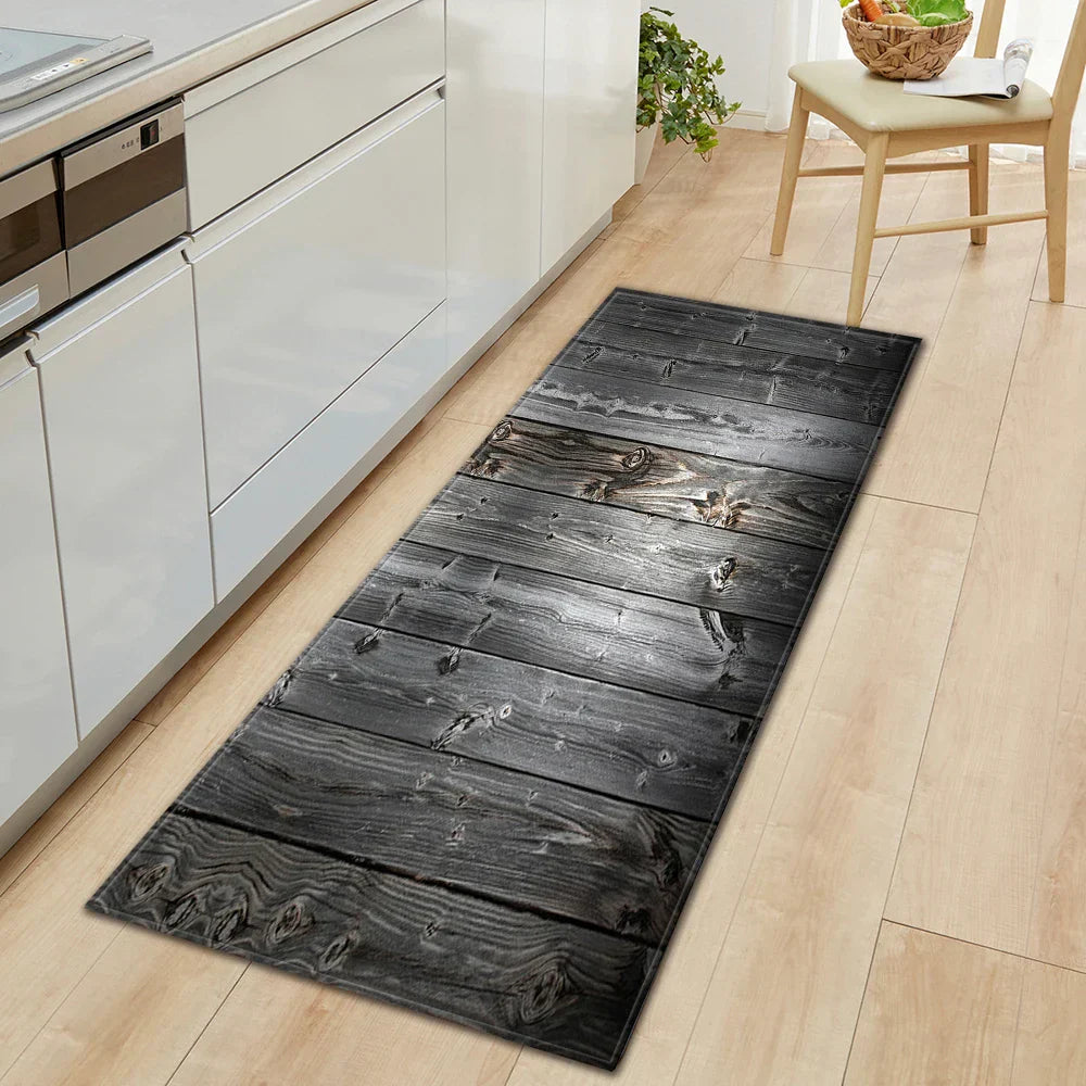 Vintage Wood Look Non-slip Cute Rugs