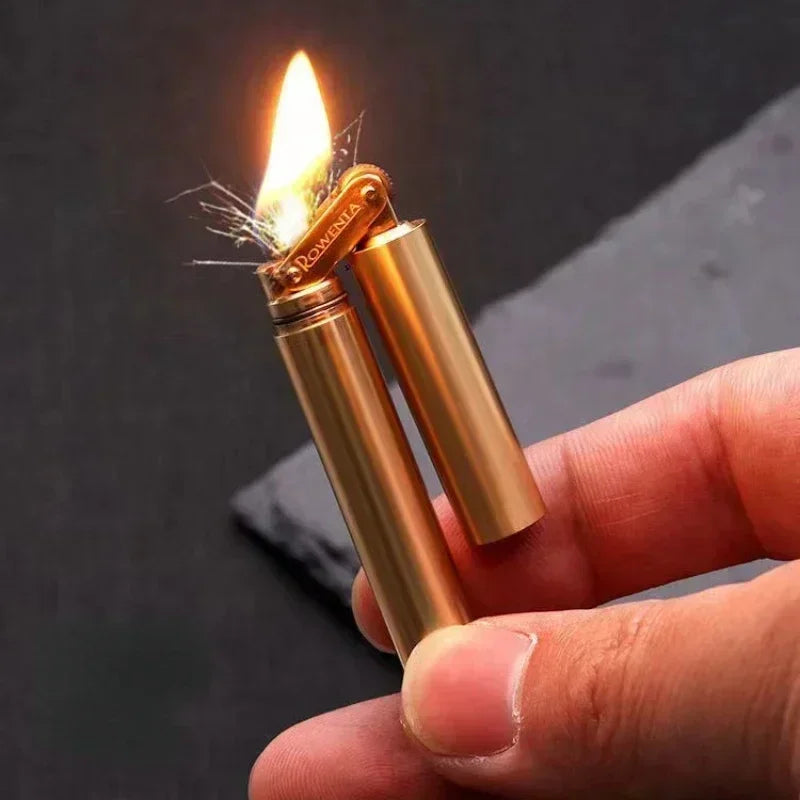 Mini Nunchaku Retro Windproof Kerosene Flame Lighter