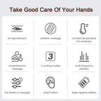 Hot Compress Electric Triple Mode Ergonomic Hand Massager