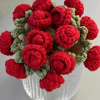 Handcrafted Convertible Yarn Rose Bouquet