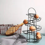 Spiral Rolling Egg Dispenser Rack