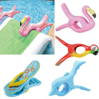 Cartoon Beach Towel Holder Clip Set