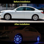 Solar Energy Colorful LED Tire Cap Light
