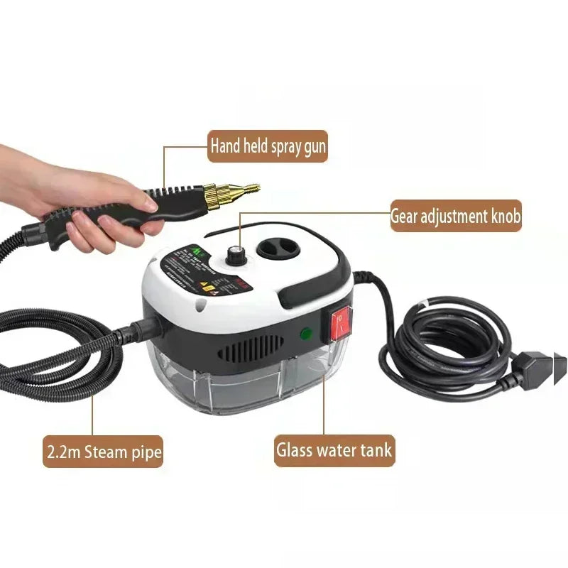 High-Pressure Portable Steam Jet Water Surface Cleaner