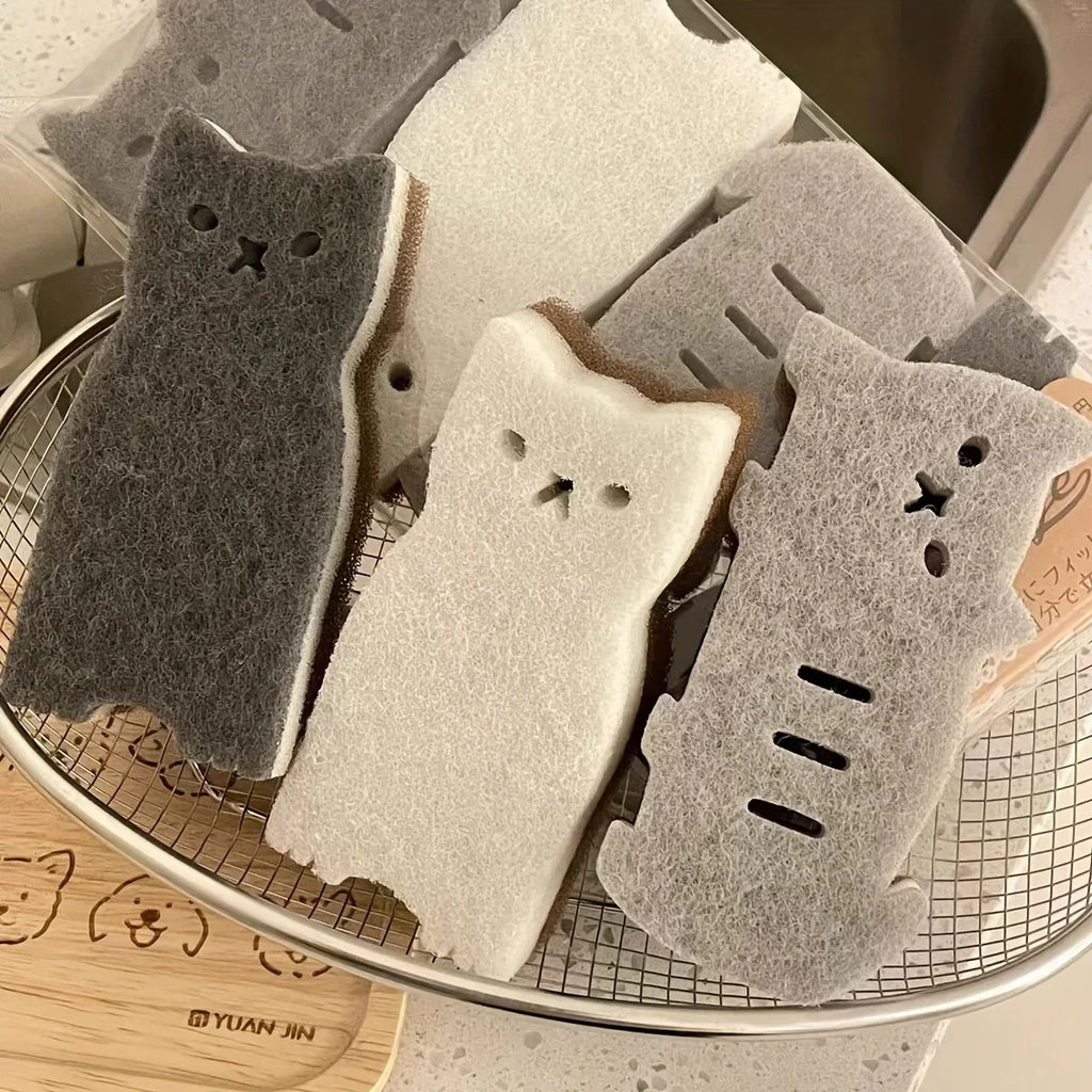 Mini Cat Multi-Purpose Cleaning Sponge
