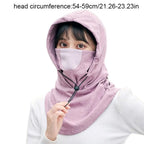 Breathable Sun Shield Ice Silk Face Mask