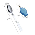 Foldable Stainless Steel Travel Spoon Fork Set