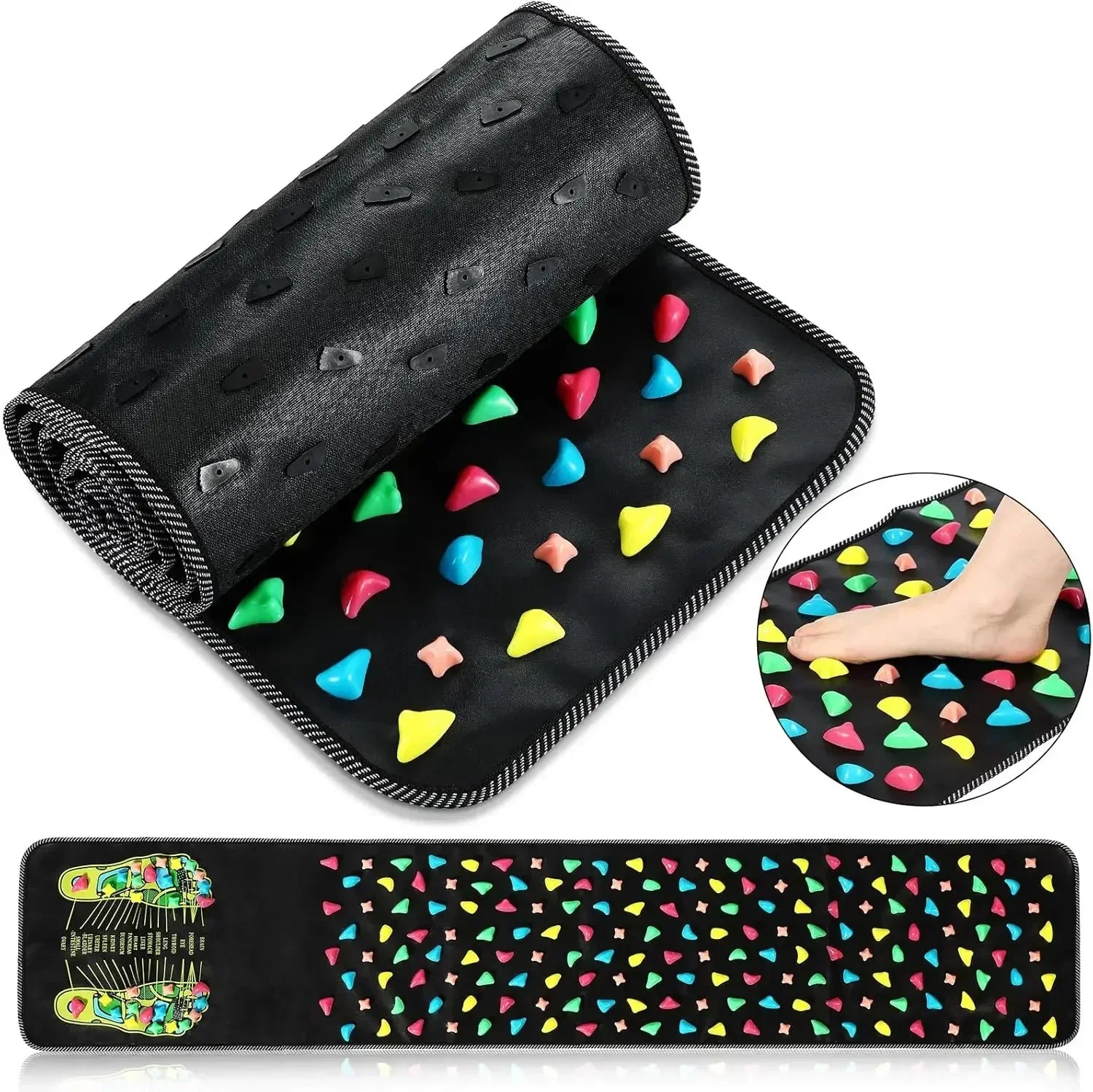 Multi-Point Reflexology Stress Relief Foot Massage Mat