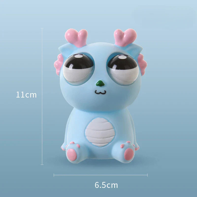 Pop-Eye Squeeze Stress Relief Toy Dragon
