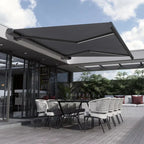 Wall-Mounted Electric Retractable Heavy-Duty Waterproof Outdoor Sunshade