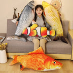 Giant Fish Plush Realistic Pillow