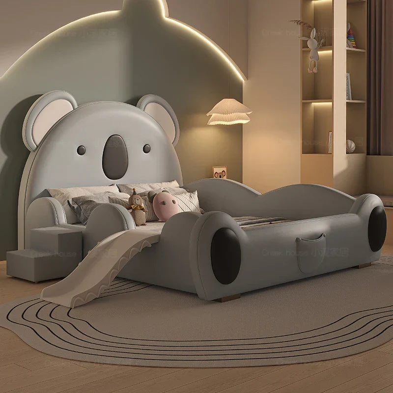 Lazy Koala Soft Slide Kids Bed