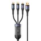 3in1 Digital Display Quick Charging Universal Charging Cable