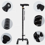 Four-Legged Anti-Slip Walking Stick