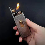 Retro Upward Slide Flame Gasoline Lighter