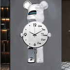 Glowing Star Bear LED Wall Clock