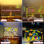 Bright Story Neon Sketch Drawing Board