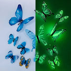 3D Wall Art Magical Luminous Butterfly