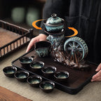 Rotating Handcrafted Tea Ceremony Set