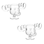 Nordic Antler Novelty Drinking Glass