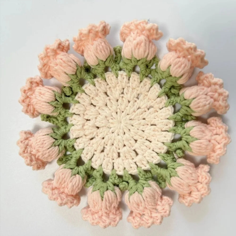 Handcrafted Convertible Yarn Rose Bouquet
