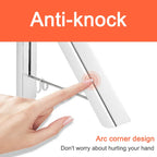 Space Saver Foldable Wall Clothes Aluminum Rack