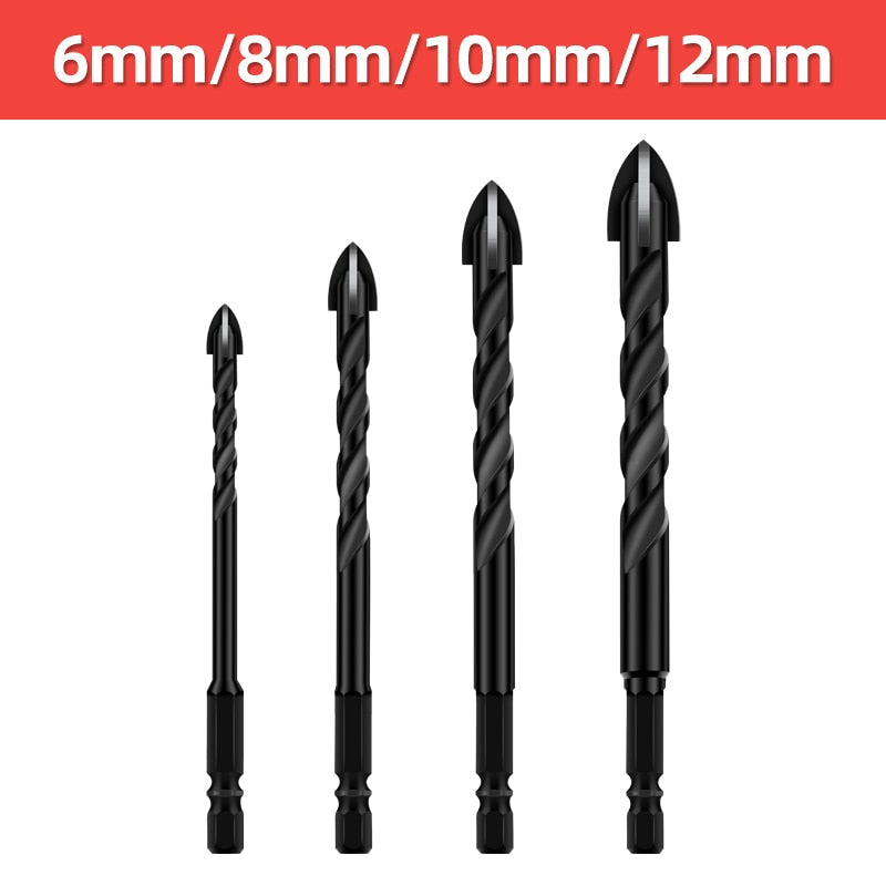 Heavy-Duty Mega Ultimate Cross Hex Drill Bit Set