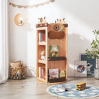 Cosmic Robot Wooden Kids Rotating Bookshelf