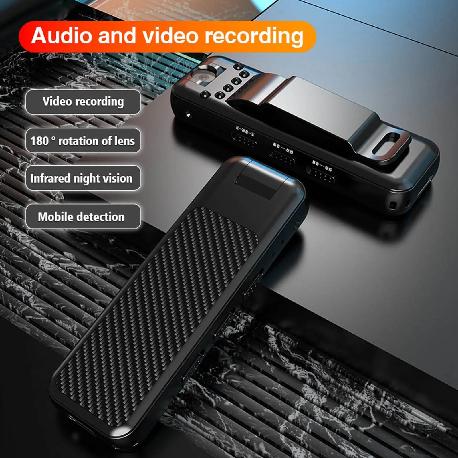 Pocket Spy Mini Clip-On Video Recorder Camera