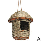 Rustic Natural Wicker Outdoor Birdhouse