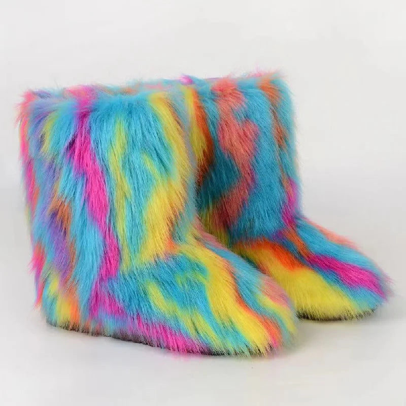 Wild Paw High Fluff Fantasy Boots
