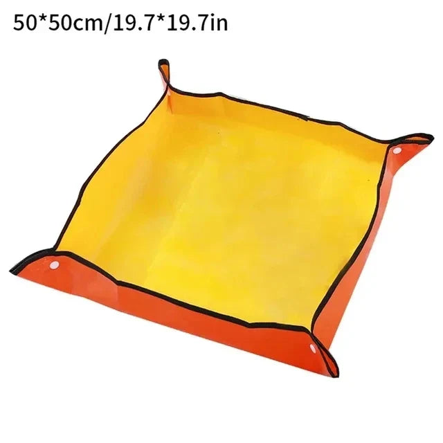 Gardening Soil Tray Reusable Portable Mat