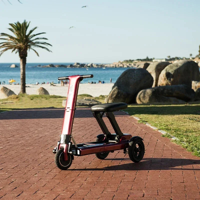 Tri-Wheel Foldable Padded Seat Electric Mobility Scooter