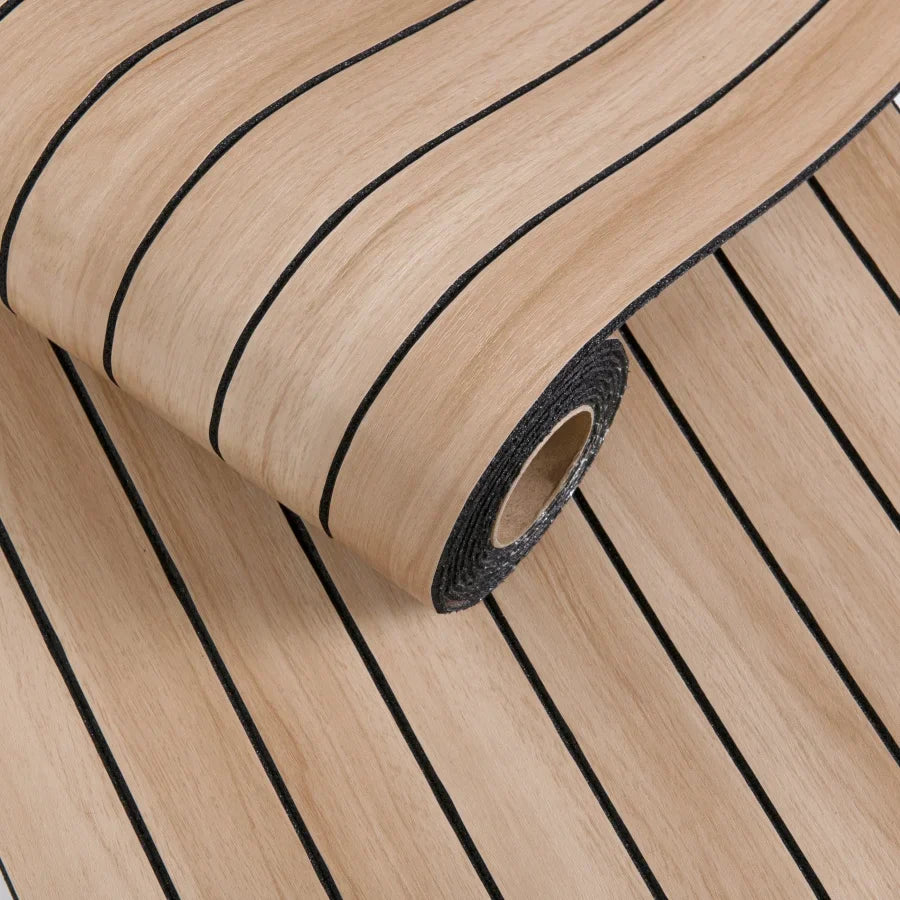 Easy Apply Wood Effect Home Wall Panel Sticker