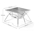 Camping Chef Stainless Steel Detachable Foldable Grill