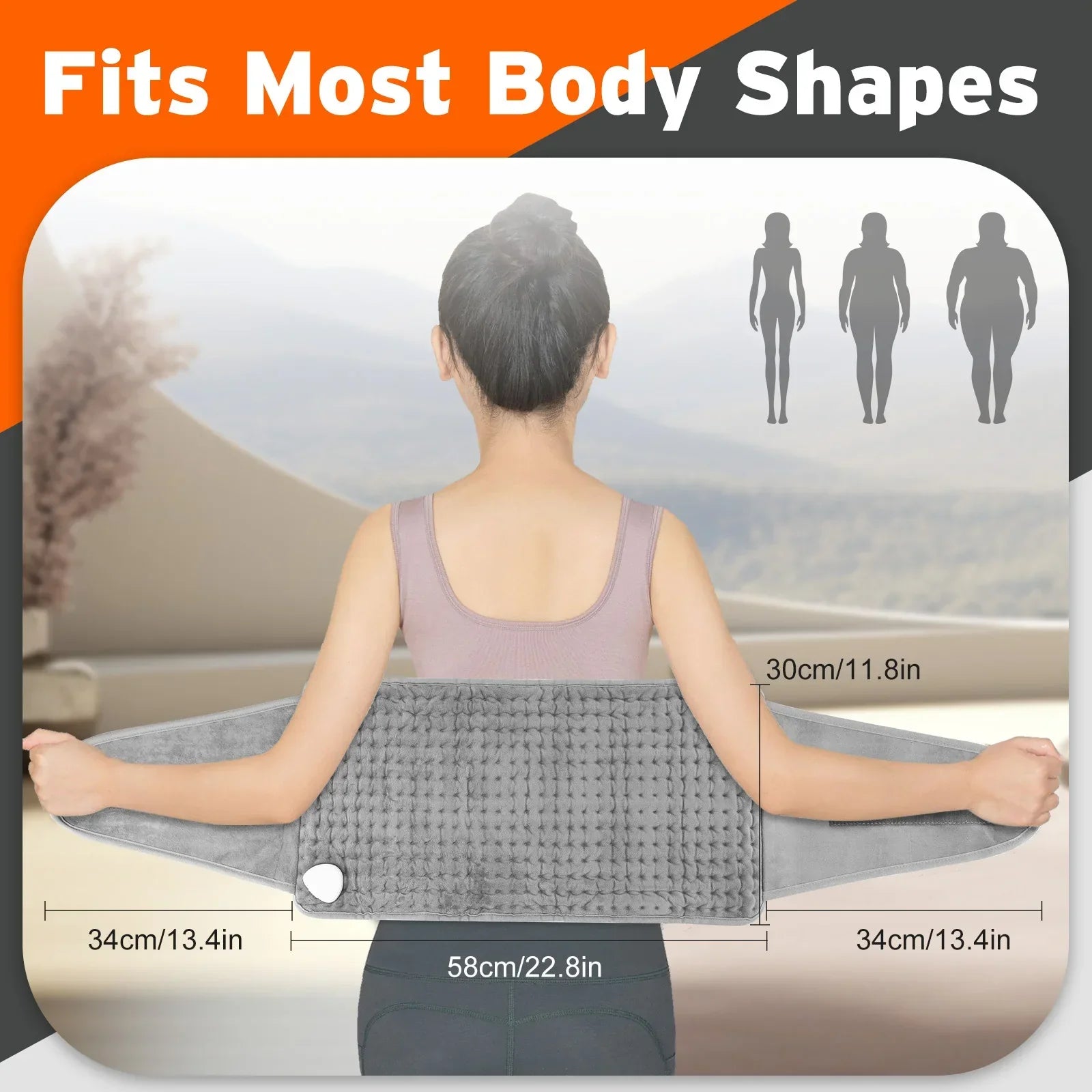 Electric Heat Therapy Lumbar Support Belt