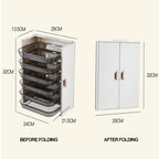 6-Layer Kitchen Food Plate Organizer