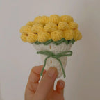 Handcrafted Convertible Yarn Rose Bouquet