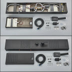 Rainfall Multi-Jet Panel Adjustable Pressure Shower Set