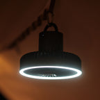 Portable Rechargeable Power Bank Fan Light