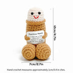Emotional Support Adult Humor Crochet Doll