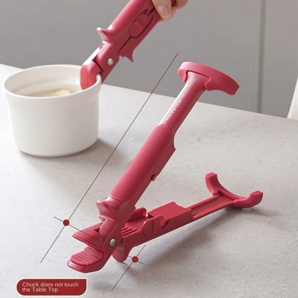 2in1 Anti-Scald Secure Grip Bowl Holder