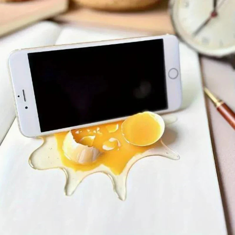 Broken Egg Yolk Universal Phone Stand