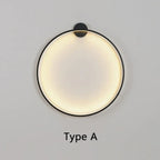 Minimalist LED Circle Background Wall Lamp