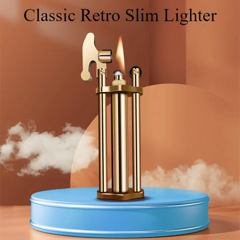 Old World Kerosene Brass Pocket Lighter