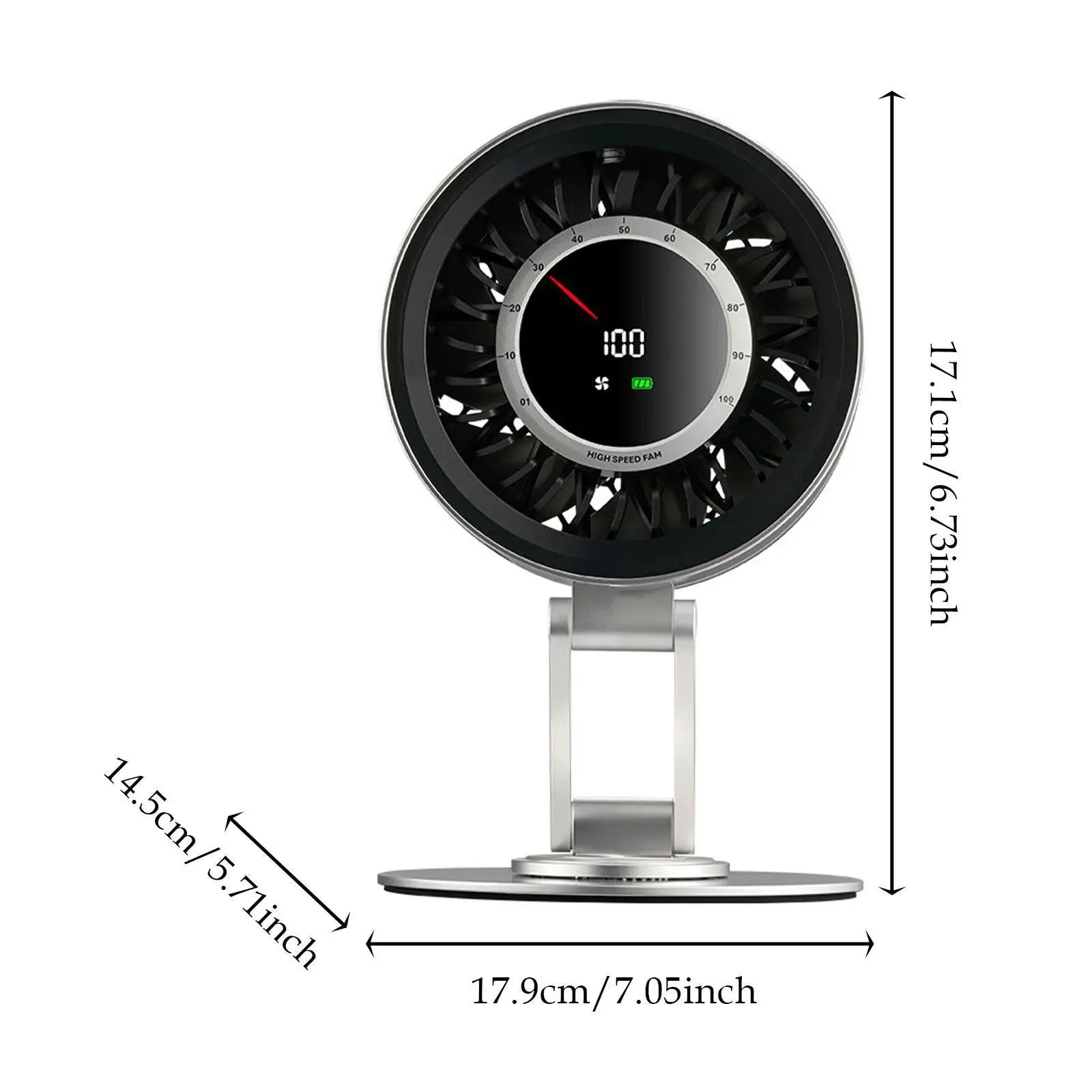 Ultra-Quiet Digital Display Bladeless Fan