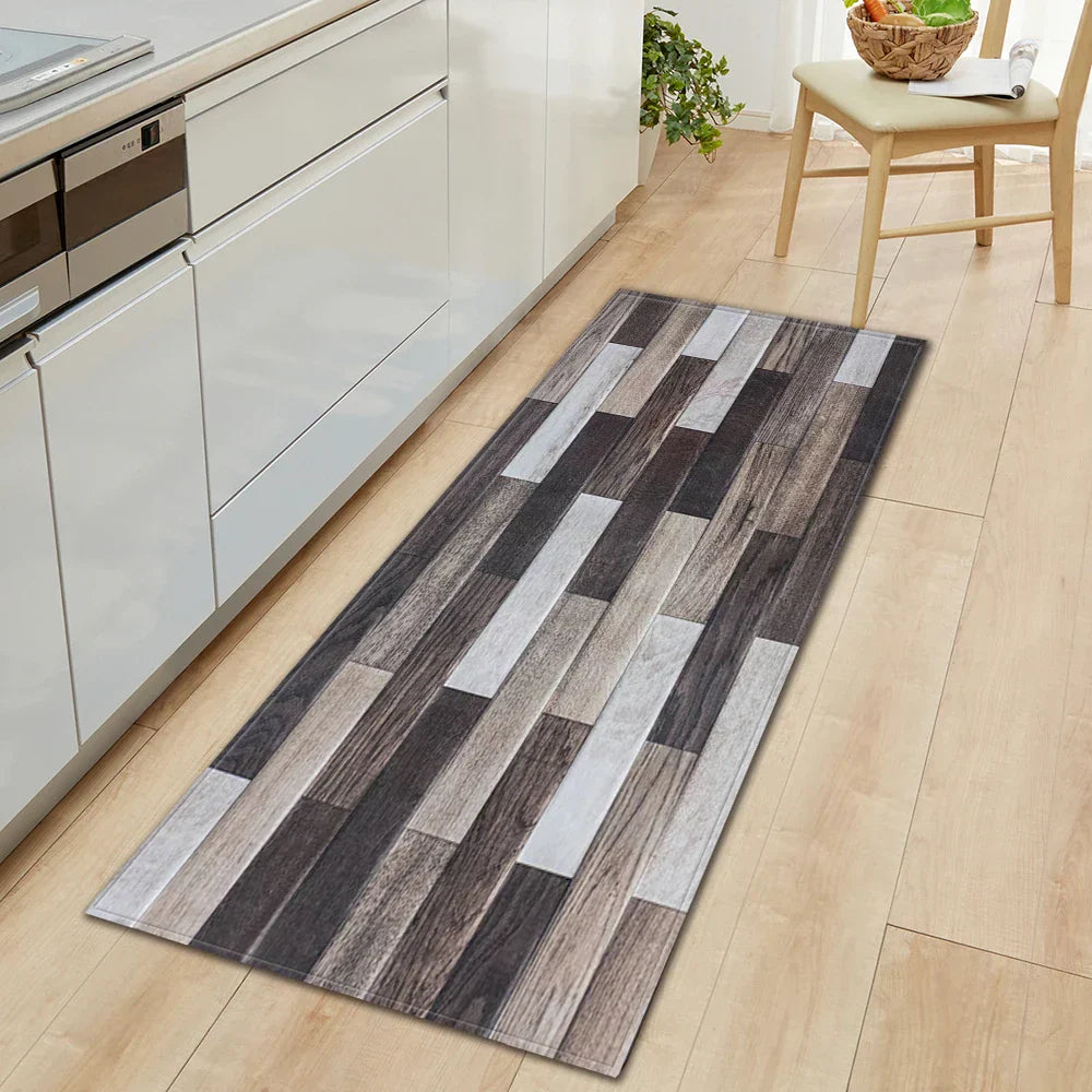 Vintage Wood Look Non-slip Cute Rugs